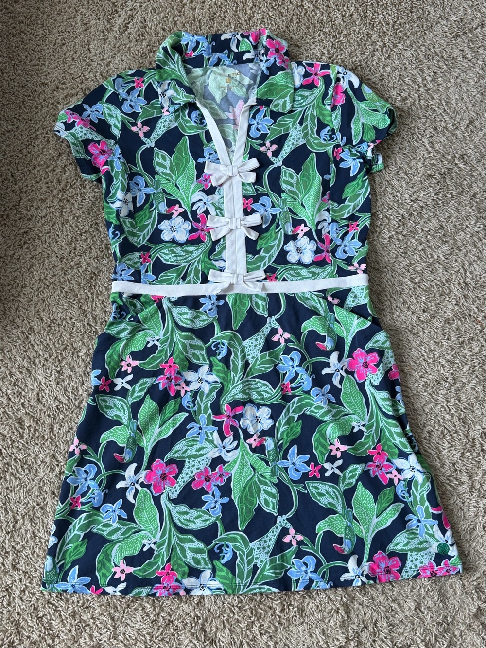 EUC Lilly Pulitzer UPF 50+ Luxletic Celestia Dress Sz M
